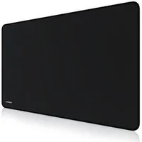 Titanwolf Gaming Mauspad XXXL Speed Mousepad 1000 x 600 x 3 mm, große Tischunterlage, rutschfest, abwaschbar, Geschwindigkeit & Präzision, schwarz