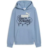 PUMA Kapuzensweatshirt MID90S HOODIE FL B für Jugendliche, mit Print, mit Kängurutasche, mit Kapuze