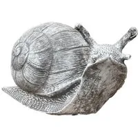 Stone and Style Gartenfigur Frostfeste Steinfigur Schnecke gross