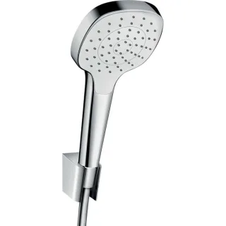 hansgrohe Croma Select E 110 Brausehalterset 28095400 1jet EcoSmart m.Brauseschlauch 1250 mm, weiß/chrom