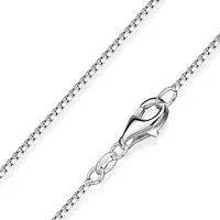 Materia Silberkette Damen Venezianerkette Silber glänzend 40-70cm K46, 925 Sterling Silber, diamantiert