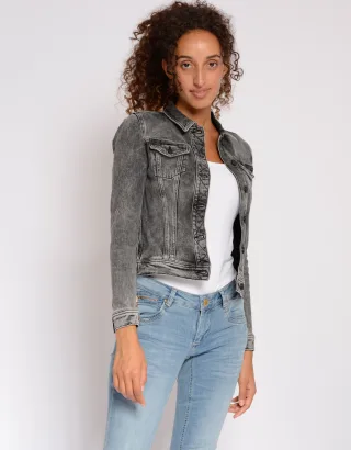GANG Damen Jacken 94MIRA JACKET - slim fit medium grey wash