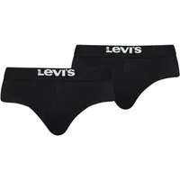 Levi's® Slip Brief Super Soft Cotton Stretch (2-St) mit Markenlogo am Bund