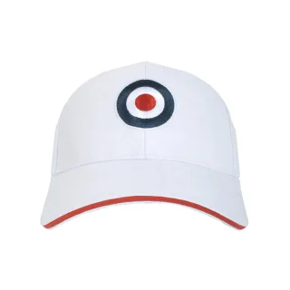 Lambretta - "Target" Baseball-Mütze (Weiß)