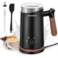 Aigostar Milchaufschäumer 4 in 1 Milchaufschäumer Elektrisch 500W, 300ml Edelstahl