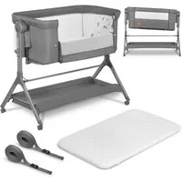 lionelo Reisebett Leonie Plus (Set, Set) SUPER Babytragetasche, Wiege, freistehendes Babybett