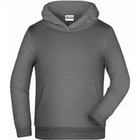 James & Nicholson Kapuzenpullover Klassisches Kapuzensweat für Kinder JN796K Unifarben