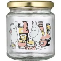 Muurla Vorratsdose Glas mit Schraubverschluss Moomin Jam (0,3L)