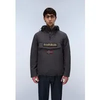 Napapijri Anorak RAINFOREST WINTER 3 DARK GREY SOLID mit unifarbenem Design, sportliche Silhouette
