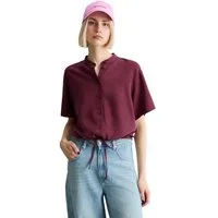 Marc O'Polo DENIM Kurzarmbluse aus TENCEL™ Lyocell
