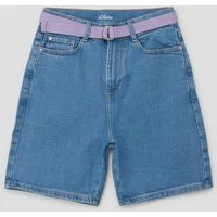 s.Oliver Jeansshorts Jeans-Bermuda Bermuda Jeans / Loose Fit / Super High Rise / Semi Wide Leg