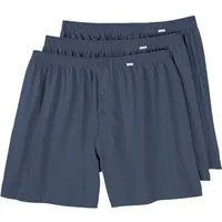 ADAMO Boxershorts Adamo 3er-Pack Boxershorts denimblau Übergröße (Spar-Pack, 3-St., 3er-Pack)