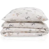Julius Zöllner Babybettwäsche Savanne beige Bettwäsche Jersey 80x80+35x40, 2 teilig, Baby bettwäsche
