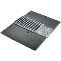 Thiru Abtropfmatte mit Geschirrhalter, 60 x 46 cm • mit saugfähigem Mikrofaser-Polster