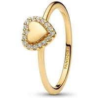 Pandora Fingerring DamenHerz Goldfarben