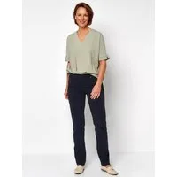 Relaxed by TONI Stretch-Hose Alice Zip mit Zippertaschen