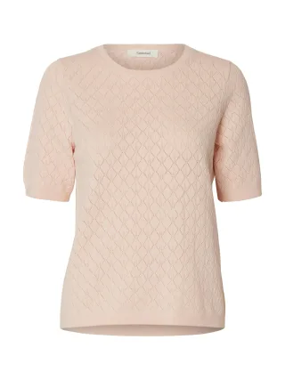 selected women - SLFHELEN 2/4 KNIT O-NECK Pale Dogwood - Gr. - S