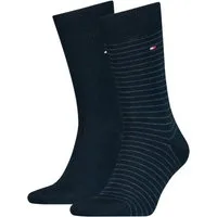 Tommy Hilfiger Socken TH MEN SMALL STRIPE SOCK 2P (2-Paar, 2 Paar) Tommy Hilfiger-Branding