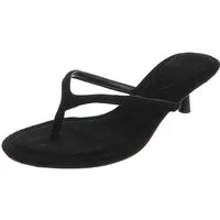 Ital-Design Damen Zehentrenner Sandalette mit Absatz für Sommer Zehentrenner (91849100) Pfennig-/Stilettoabsatz Sandalen & Sandaletten in Schwarz