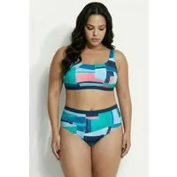 Ulla Popken Soft-BH Bikini grafischer Druck Softcups