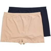 Ulla Popken Panty Panty 2er-Pack nahtlos Beinansatz