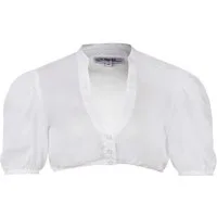 MarJo Dirndlbluse Dirndlbluse Hopferau Kurzarm ecru