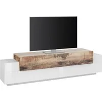 Home affaire Lowboard Coro,Lowboard,TV-Kommode,TV-Möbel,TV-Bank, mit 3 Klappen davon 2 mit Push-to-Open Funktion Breite 200 cm