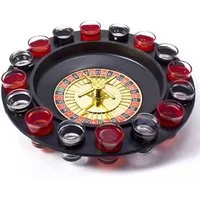 Goods+Gadgets Spiel GOODS+GADGETS Roulette Trinkspiel–Lustiges Partyspiel & Saufspiel Set, Roulette Trinkspiel, Casino Spiel für trinkfreudige