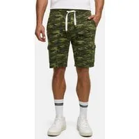 Indicode Sweatshorts Herren White Rock Sweat Shorts Herrenshorts aus 100 % Baumwolle