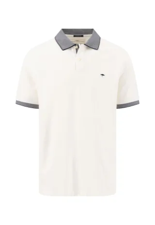 FYNCH-HATTON - Polo, Modern Fit, Premium Cotton new offwhite - Gr. - XL