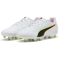 PUMA KING 20 PLAY FGAG Fußballschuh für Rasen- und Kunstrasenplätze, weiches Obermaterial aus Synthetik