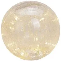 Seyila Home Dekokugel Dekorative Kugel aus Glas, mit Lichtdekor
