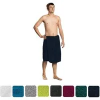 Lanudo Saunatuch Lanudo® Herren Saunakilt Pure Line, 100% Baumwolle, 400g/m, antibakter