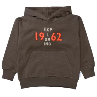 BASEFIELD - Kn.-Hoodie dark brown - Gr. - 122