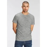 AJC T-Shirt Kurzarm, Regular Fit, meliert, Rundhalsausschnitt