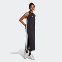 adidas Sportswear Shirtkleid ESSENTIALS 3-STREIFEN LONG RACERBACK ärmelloses Racerback-Design, sportlicher Stil, ohne Verschluss