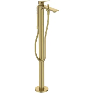 Ideal Standard Wannenarmatur freistehend Unterputz LaDolceVita mit Handbrause-Set Brushed Gold, BD6 BD673A2