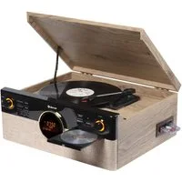Denver MRD-180 Plattenspieler (Plattenspieler · CD · Kassette · DAB+/FM · Bluetooth · USB)