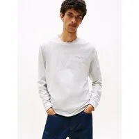 Tommy Jeans Langarmshirt TJM SLIM CHEST LINEAR LS TEE EXT Mit Rundhalsausschnitt
