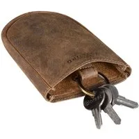 STILORD Schlüsseltasche "Monty" Schlüsselglocke Leder groß