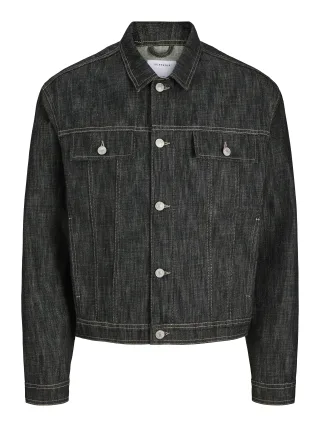 JACK&JONES - JJICAM JJJACKET JOS 363 Black Denim - Gr. - S
