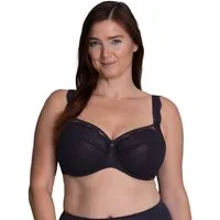 Rosa Faia Bügel-BH Bügel BH Big Cup Selma (Stück, 1-tlg) genähte Cups, Uni, Spitze