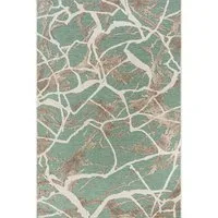 TaraCarpet Teppich TaraCarpet In und Outdoor Teppich Fantasy Marmor, rechteckig, Höhe: 5 mm, Mamor grün Wohnzimmer Balkon Terasse Esszimmer 160X230