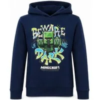 Minecraft Kapuzenpullover Minecraft Magier Baware Dark Kinder Hoodie Pullover Gr. 128 oder 140