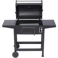El Fuego Holzkohlegrill Ottawa-S, Grill- und Warmhalteroste emailliert