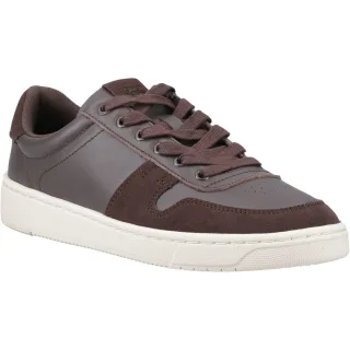 TOMS TRVL Lite Court Leder Herren Braun Turnschuhe