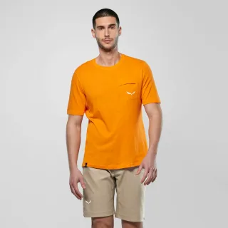 SALEWA - Agner Hemp Durastretch T-Shirt Herren - Schwarz (Gr.48)