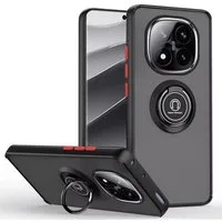 SmartUP Smartphone-Hülle für Xiaomi Redmi Note 14 Pro Plus 5G Schutz Ringhalter Slim Case Cover 6,67 Zoll, integrierter Ringhalter, Standfunktion