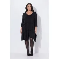 Ulla Popken Jerseykleid Slinky Kleid mit Zipfelsaum