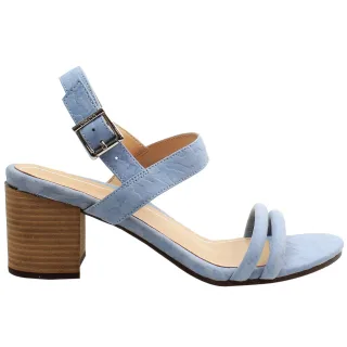 Vionic Paula Prägung Damen Blau Absatzsandalen